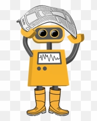 Robot Wearing Yellow Rubber Rain Boots - Robot Clipart Transparent Background Emoji,Juggler Emoji