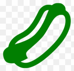 Green Hot Dog Icon - Clipart Emoji