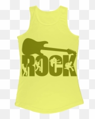 Performance Tank Top - Transparent Background Rock Guitar Clipart Emoji