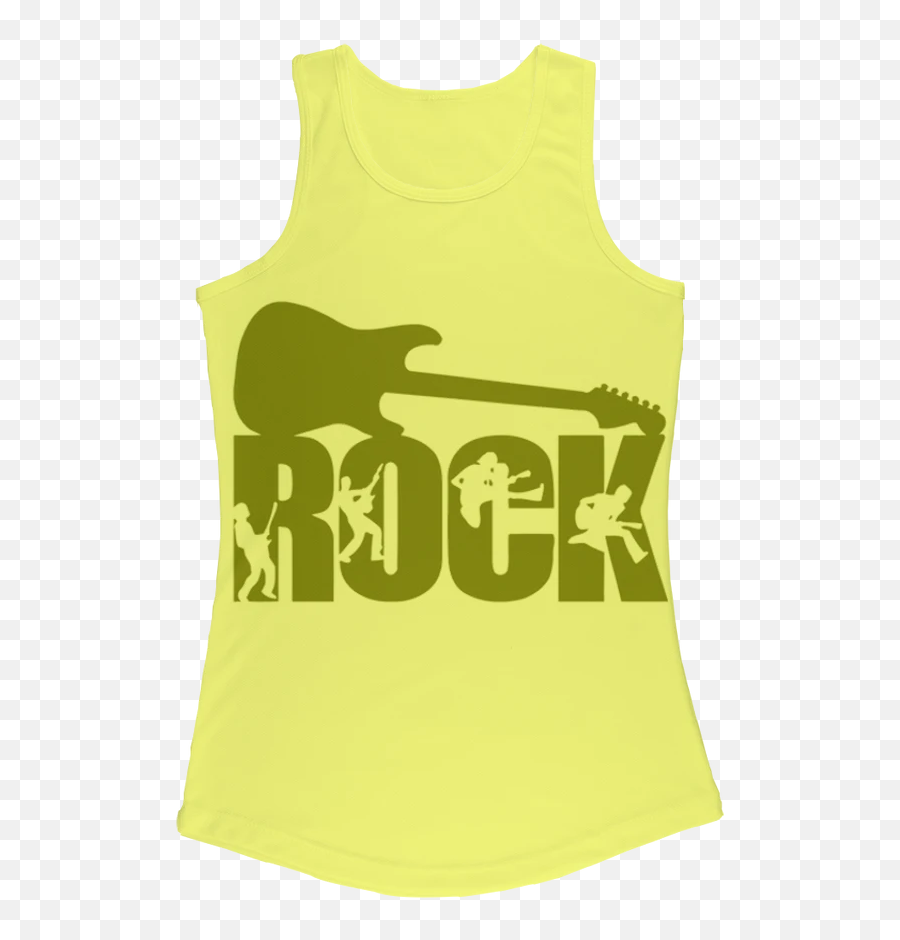 Performance Tank Top - Transparent Background Rock Guitar Clipart Emoji,Rock Star Emoji