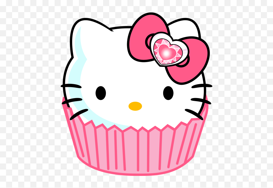 Cupcake Clipart Faces Picture 355227 Cupcake Clipart Faces - Hello Kitty Borders Clipart Emoji,Emoji Cupcake Ideas
