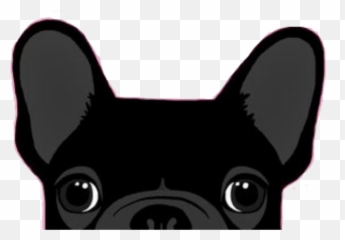 Dog Puppy Bulldog Frenchbulldog - Black Cat Emoji,Puppy Eye Emoji