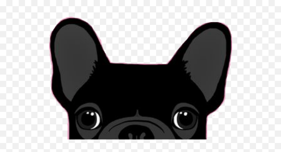 Dog Puppy Bulldog Frenchbulldog - Black Cat Emoji,Puppy Eye Emoji