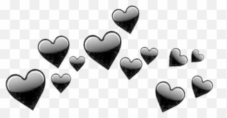 Desktop Wallpaper Picsart Others - Black Heart Png Emoji