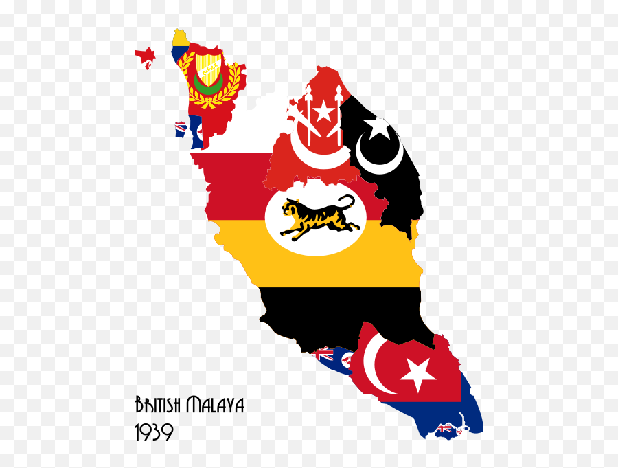 British Malaya Flag Map Free Svg - Flag Malaysia States Map Emoji,British Flag Eyes Emoji