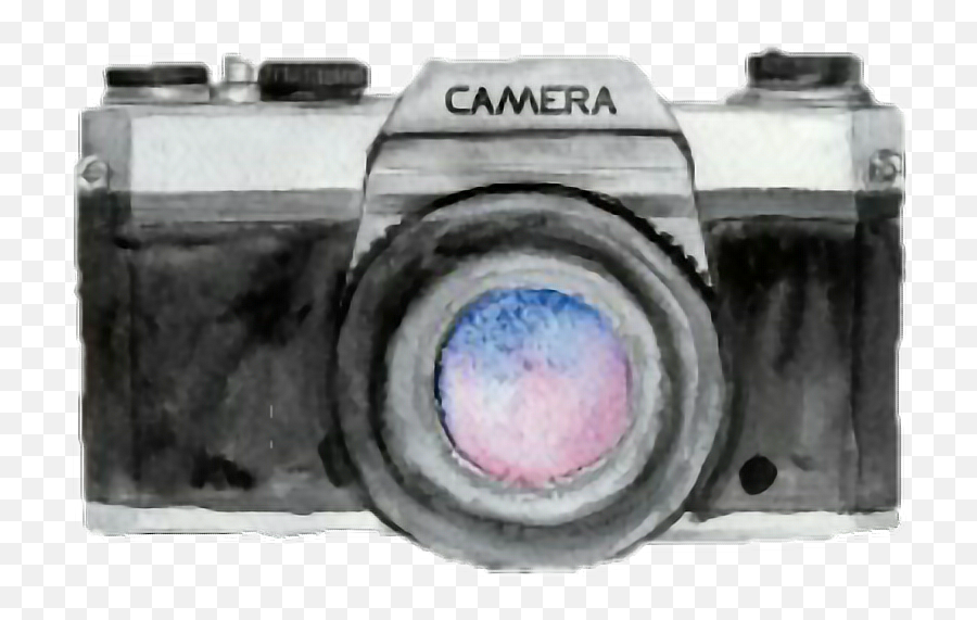 Photography Photo Camera Camara Sticker - Camera Watercolor Emoji,Camara Emoji