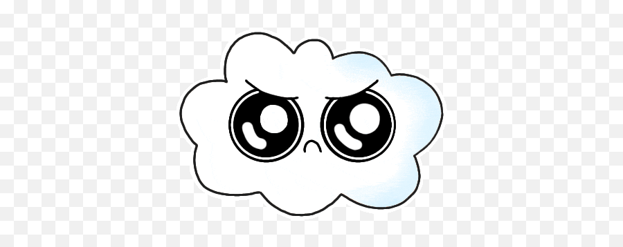 Cloud Emoji Sticker - Cloud Emoji Cute Discover U0026 Share Gifs Dot,Emoji Sticker