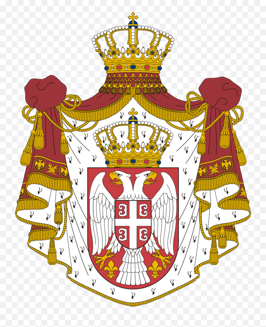 Coat Of Arms Of Serbia - Serbia Emblem Emoji,Serbian Flag Emoji