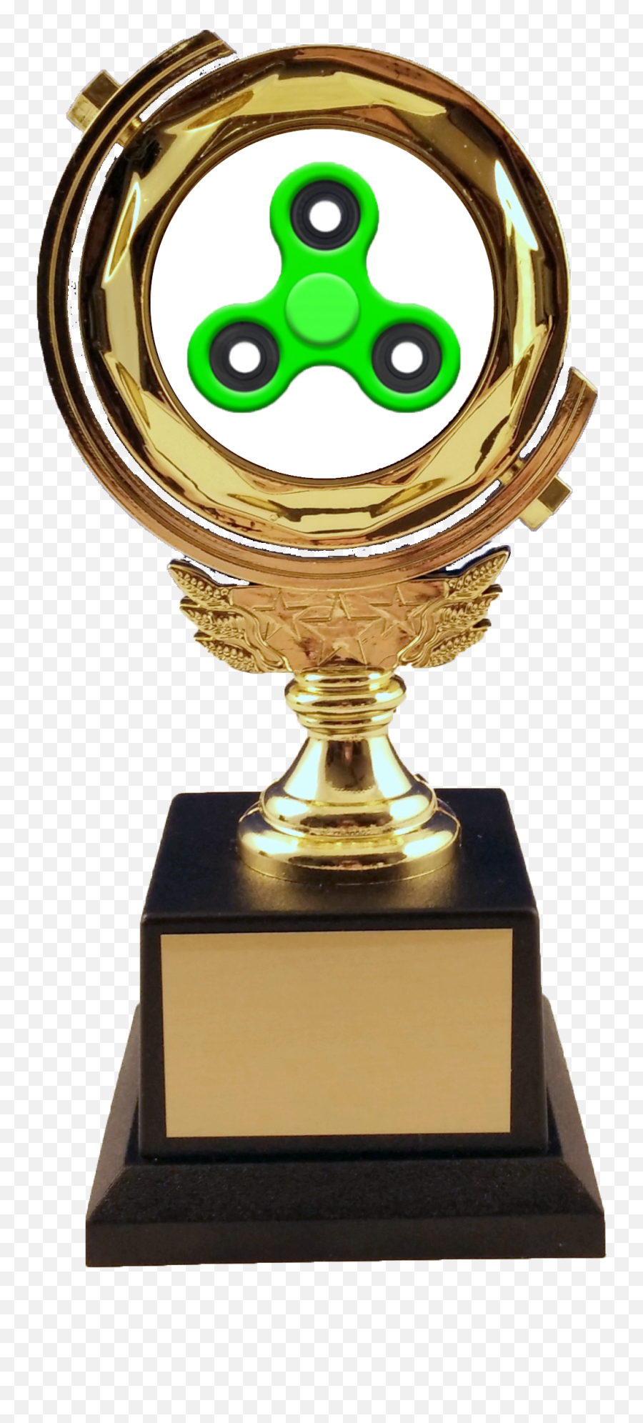 The Spinning Fidget Spinner Trophy - Trophy Emoji,Emoji Fidget Spinner