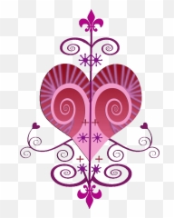 Ritual Symbols of the Voudou Spirits Veves - Erzulie Freda Emoji