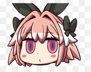 Have your favorite Servantu0027s head early April - Fgo Astolfo Saber Emoji