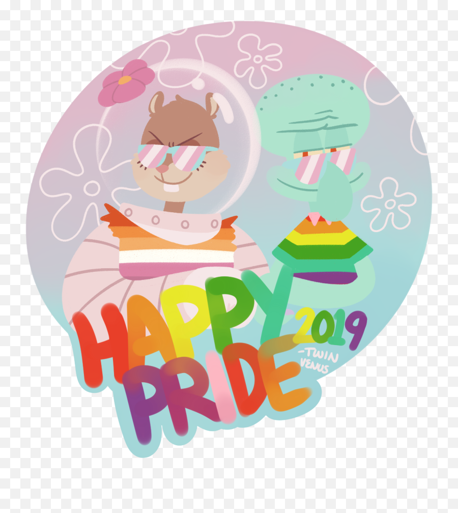 Drawing For Pride Month - Trans Lesbian Solidarity Emoji,Spongebob Emojis