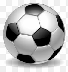 Soccer Ball Clip Art Black And White Free 2 - Png Emoji