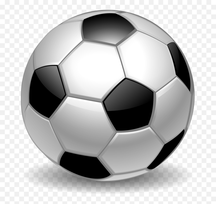 Soccer Ball Clip Art Black And White Free 2 - Soccer Ball Png Emoji,Soccer Ball Emoji
