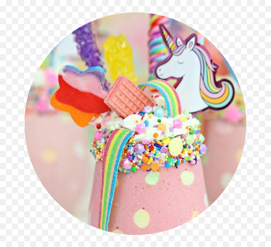 Pastel Pastelcolors Sweets Treats Png - Make A Unicorn Milkshake Emoji,Emoji Treats