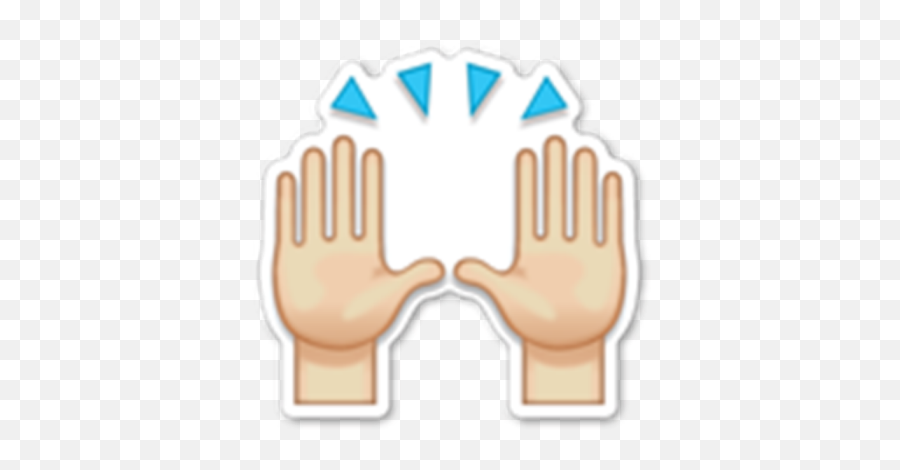 Hand Emoji - Raising Hands Emoji Transparent,Circle Hand Emoji