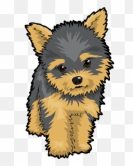 Yorkie Emojis For Dog Lovers - Yorkie Puppy Clip Art,Corgi Emoji