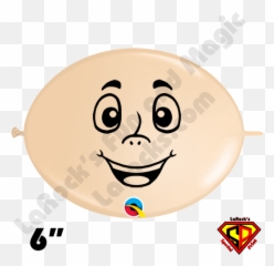 Quick Link Jack Face Blush Balloons - Cute Faces Emoji