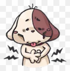 Cute Dog Koko - The Sticker Emoji