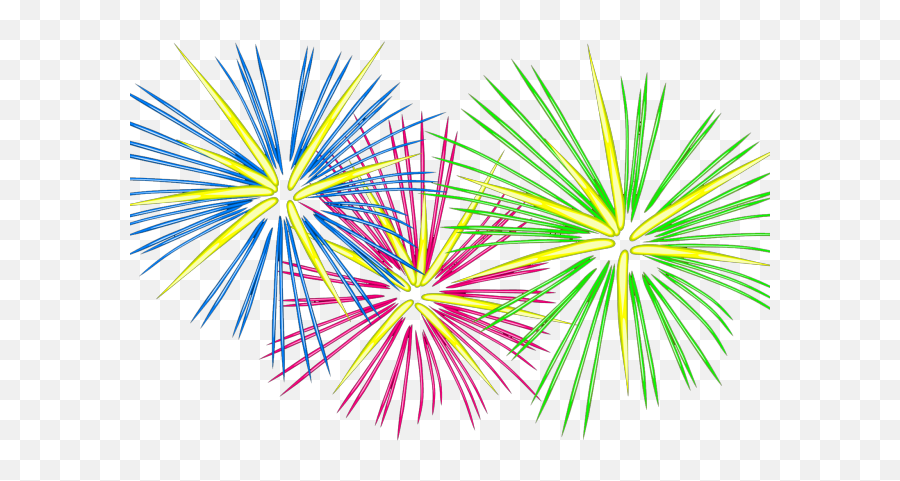 Fireworks Clipart Modern - Happy New Year Fireworks Png Emoji,Emoji Fireworks