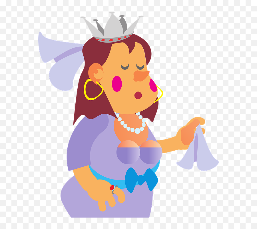 Princess Queen Crown - Cartoon Emoji,King Queen Emoji