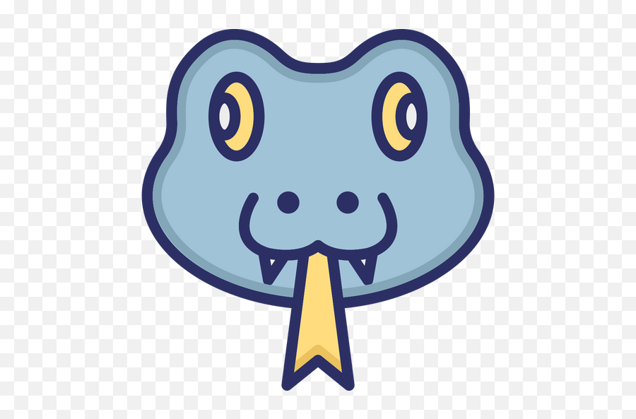Snake Icon Of Colored Outline Style - Available In Svg Png Emoji,Snake Emoji