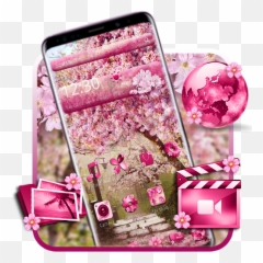 Pink Cherry Blossom Theme u2013 Leikir á Google Play - Emoji