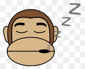 Indifferent monkey emoji clipart Free download Creazilla - Sleepy Monkey Emoji