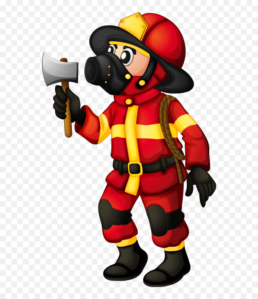 Clipart Man Firefighter Clipart Man Firefighter Transparent Emoji,Firefighter Emoji