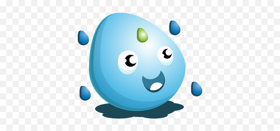 Free Water Drops Water Vectors - Water Emoji,Droplets Emoji