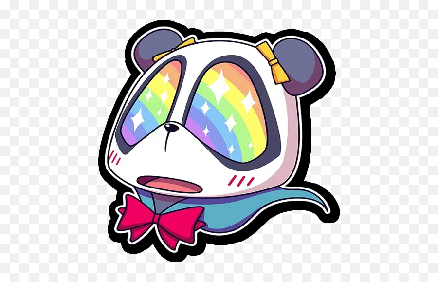 Wastickerapps Cute Panda Stickers For Whatsapp - Clip Art Emoji,Emoji De Risa