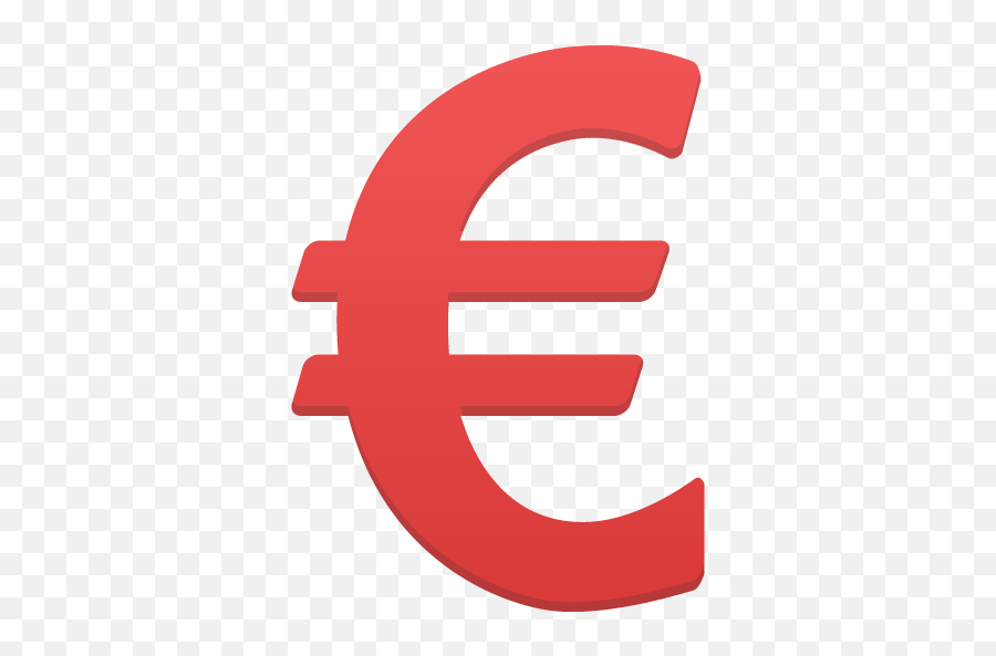 Euro Icon - Red Euro Symbol Png Emoji,Euro Emoji