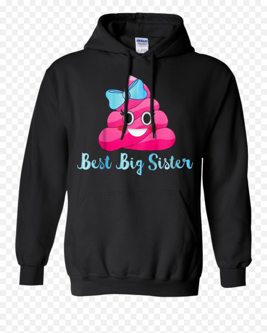 Cute Emojis Poop Bow Sister Quote Best Big Sis Girl T Shirts - Rocket City Trash Pandas Hoodie,Bowing Emoji