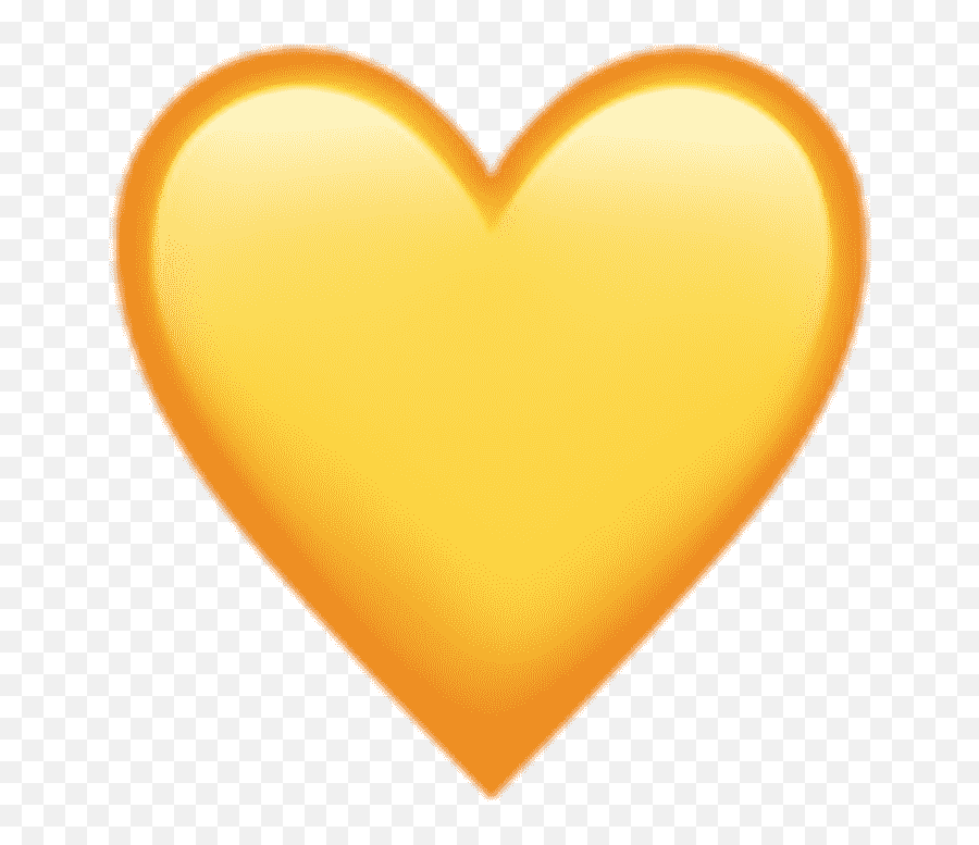 Cigar Band - Yellow Heart Emoji Transparent Background,Cigar Emoji