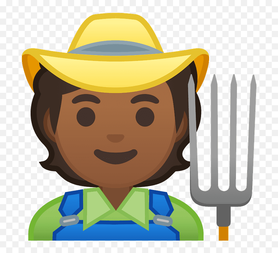 Farmer Emoji Clipart - Google Farmer Emoji,Farmer Emoji