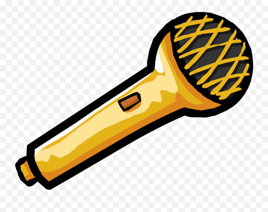 Golden Microphone - Golden Microphone Clipart Emoji,Drops Mic Emoji