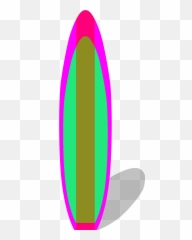 Tropical Surfboard Clipart Surfing Clipart Surf Pictures Of - Vertical Emoji,Surfboard Emoji
