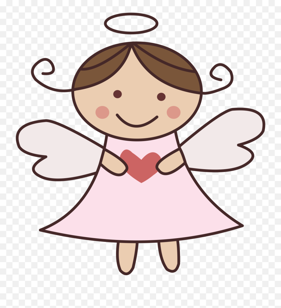 Baby Angel Girl Png Transparent Png - Angelitos Dibujos Emoji,Angel And Money Emoji