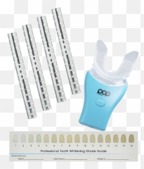 Pop Sonic LED Teeth Whitening Kit With 4 Gel Pens - Ruler Emoji