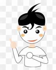 Boy 3 Black White Line Background Wall Paper Wallpaper - Clip Art Emoji