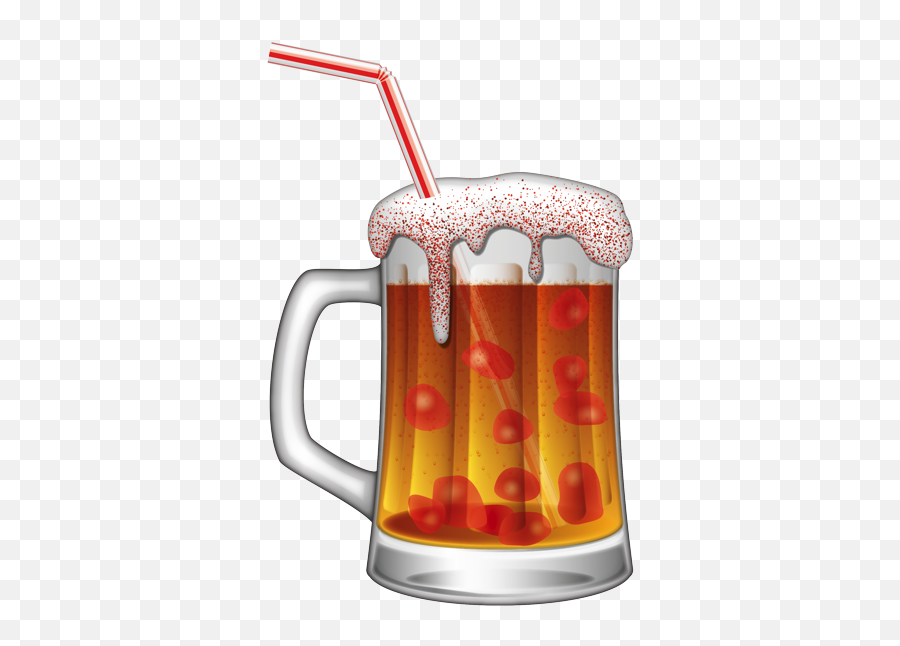 Emoji - Beer Emoji Png,Straw Emoji