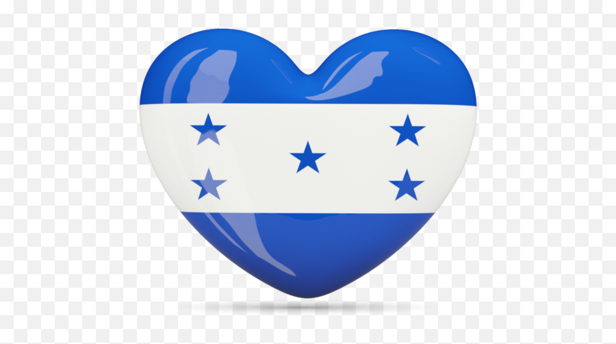 Country Heart Transparent Png Clipart - Honduras Heart Flag Png Emoji,Honduras Flag Emoji