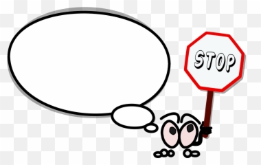 Stop Character Traffic Balloon Sign - Clip Art Emoji,Fingers Crossed Emoticon