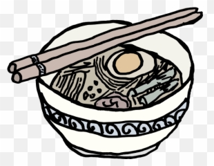 Ramen Bowl - Ramen Clipart Black And White Emoji,Rice Bowl Emoji
