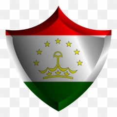 Flag Shield Tajikistan - Crest Emoji,Afghan Flag Emoji