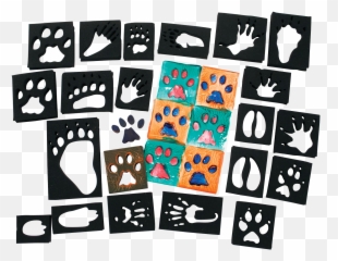 Animal Track Stampers - Art Emoji,Opossum Emoji