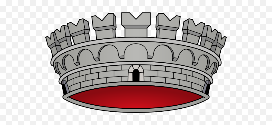 13574 Crown Free Clipart - Castle Crown Vector Emoji,Family Crown Castle Emoji