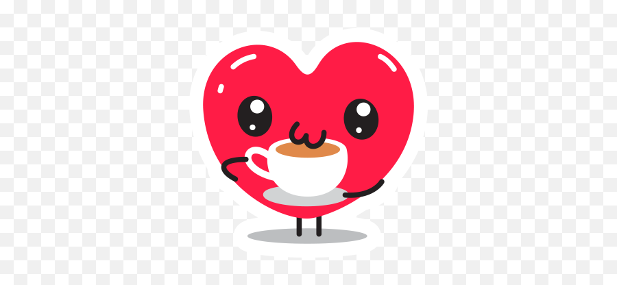 Heart Emoji Stickers For Whatsapp - Clip Art,Emoji Doggy Style