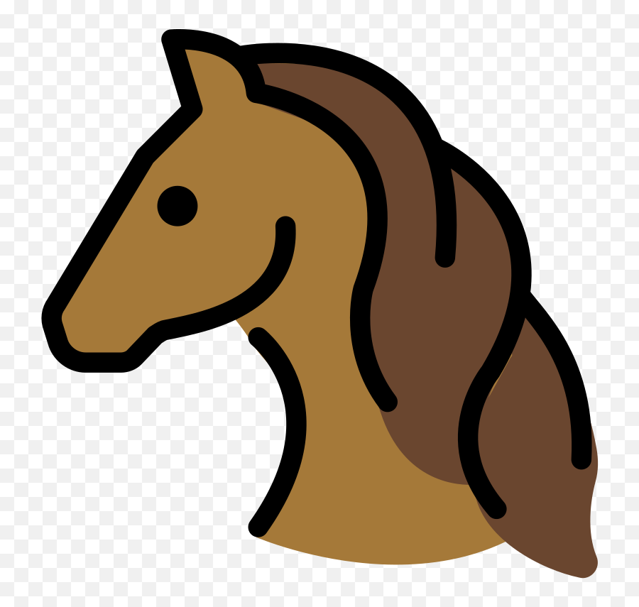 Openmoji - Clip Art Emoji,Horse Emoji