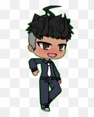 Trending Shaved Stickers - Gacha Life Cute Boy Emoji